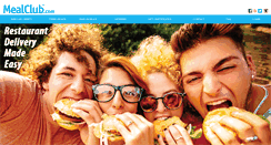 Desktop Screenshot of mealclub.com